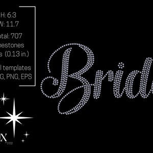 Bride Rhinestone Template ss10, strass svg desing, téléchargement instantané Svg, conception numérique svg