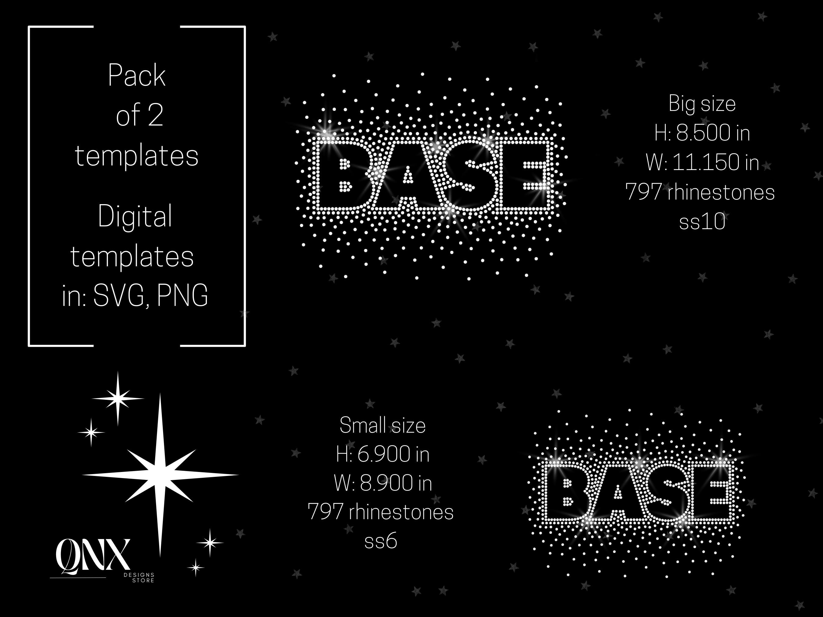 Base template rhinestone digital download, Cheer design, Cheerleader rhinestone svg design, digital design svg