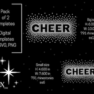 Cheer template rhinestone template digital download, Cheer design, Cheerleader rhinestone svg design, digital design svg