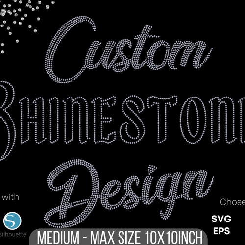 CUSTOM Rhinestone Template SVG Rhinestone Personalized Etsy CUSTOM Rhinestone Template SVG Rhinestone Personalized Etsy