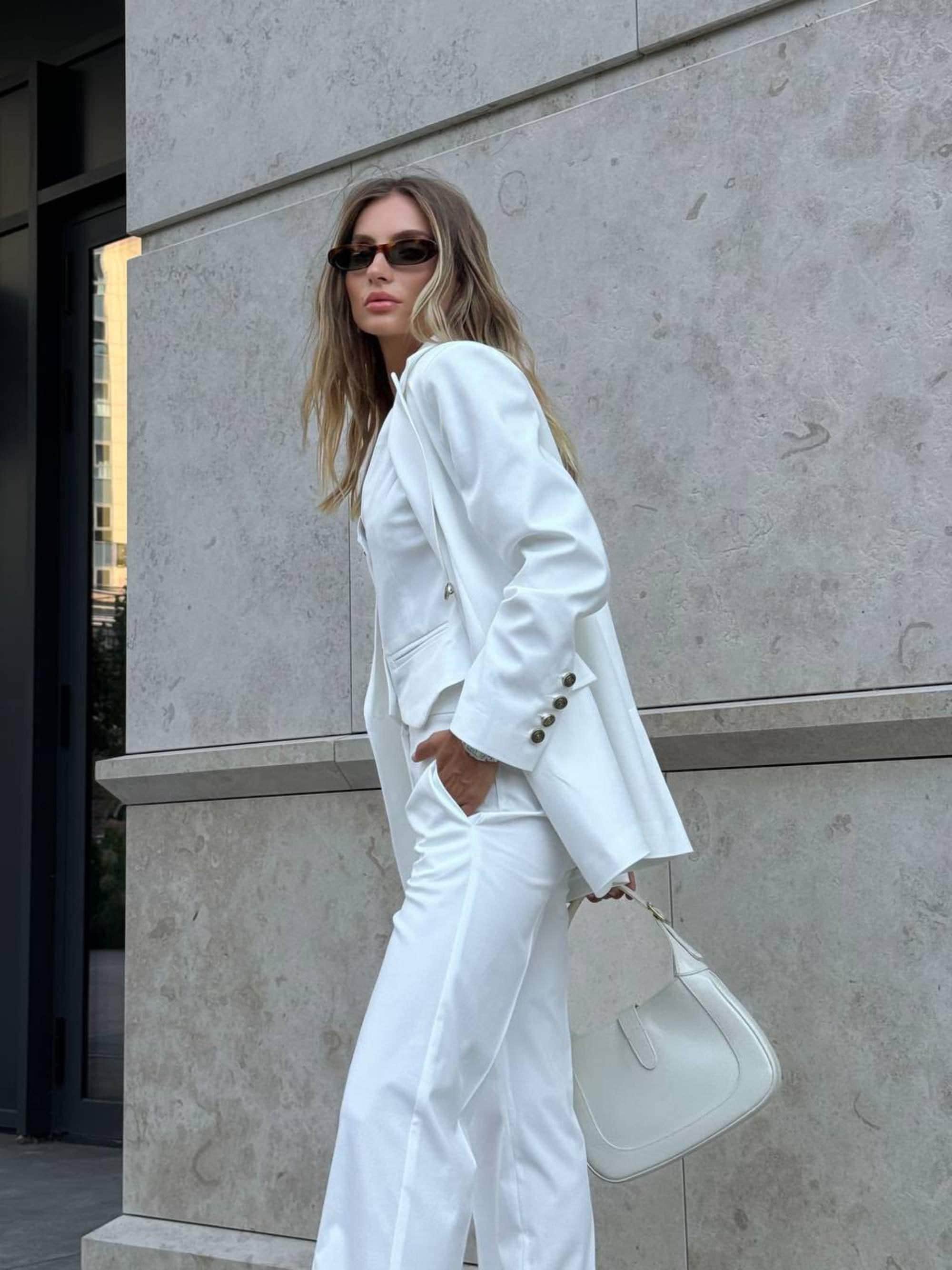 未使用★GIORGIO ARMANI★ホワイト★ヘリンボーン織★ブルゾン White Pinstripe Three-piece Suit, Armani Silk Lining - Etsy