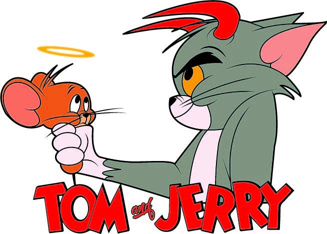 Tom and Jerry! #painting #louisvuitton #tomandjerry #paintingtok