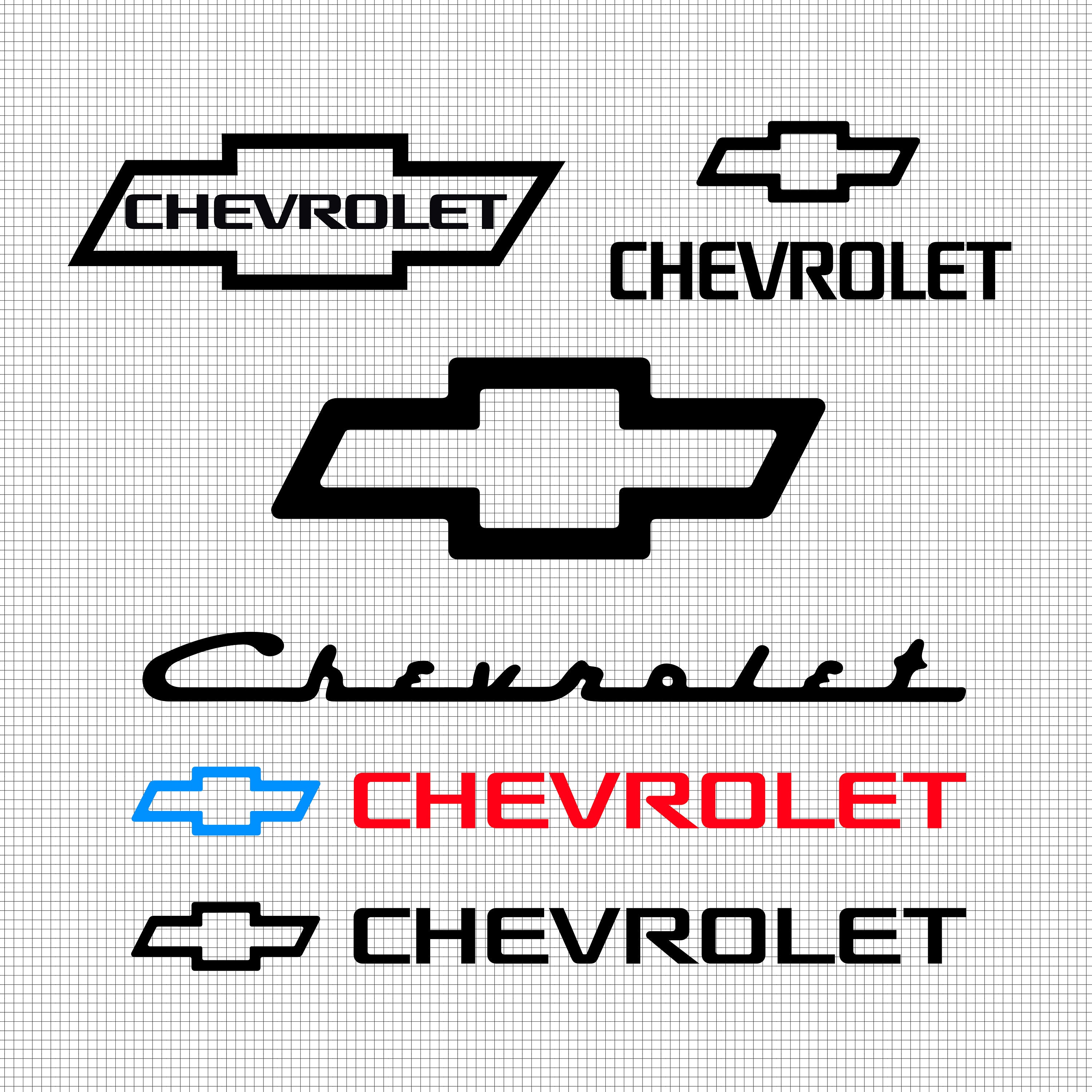 Chevrolet Logo Bundle Svg Chevrolet Top 6 Logos Png Etsy