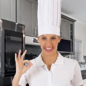 Cappello da cuoco alto personalizzato. Scegli l'opzione che preferisci: cappello e grembiule. Biancheria da cucina personalizzata. Cappello da cuoco con nome