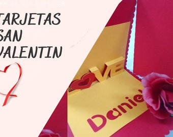 Tarjeta Felicitacion Personalizada. Varios modelos. Solo tienes que decirnos el nombre a poner y te hacemos la tarjeta