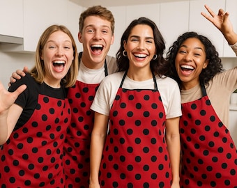 Gepersonaliseerde Sevillaanse Flamenco Schort | Polyester Katoen | Origineel Cadeau voor Dames en Heren | Keuken, Evenementen, Beurzen