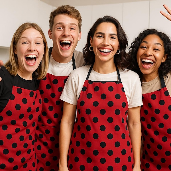 Personalized Sevillian Flamenco Apron | Polyester Cotton | Original Gift for Women and Men | Kitchen, Events, Fairs