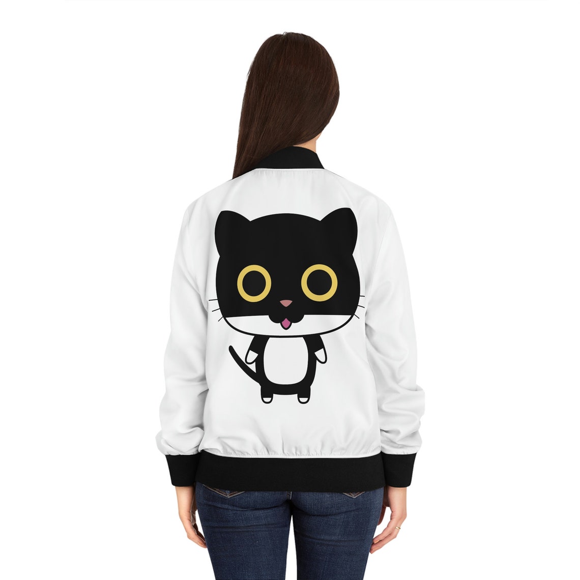 Women's Bomber Jacket Cat Bomber Jacket Pet Bomber Etsy