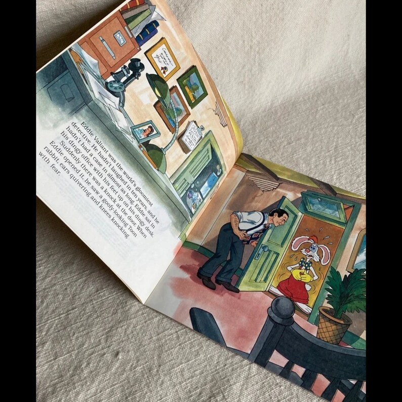 Who Framed Roger Rabbit Make the World Laugh 1988 A Golden Book Walt ...