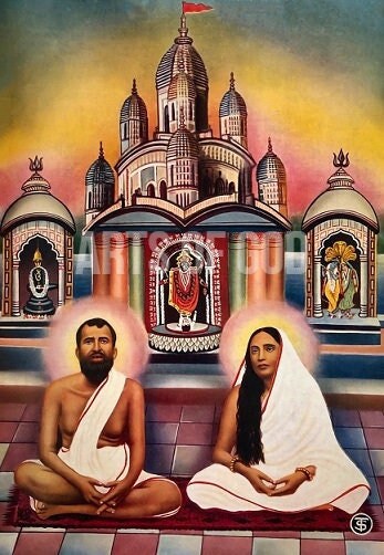 Dakshineswar Kali Maa Sri Ramakrishna Paramhansa & Sarada - Etsy Dakshineswar Kali Maa Sri Ramakrishna Paramhansa & Sarada - Etsy