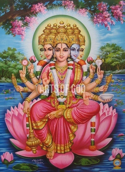 Maa Gayatri Old Vintage Print Hindu God Goddess Vedas Poster - Etsy Australia Maa Gayatri Old Vintage Print Hindu God Goddess Vedas Poster - Etsy Australia
