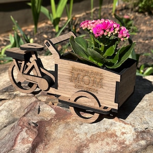Bunch Bike Cargo Bike Plant Pot/Planter for Flowers, Succulents, and More