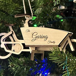 Urban Arrow Cargo Bike Lasercut Ornament