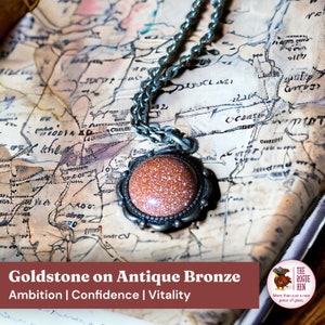 Goldstone - Gemstone Cabochon Necklace