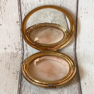 Vintage 1960s Stratton Tiger Lily Flower Enamel Convertible Powder ...