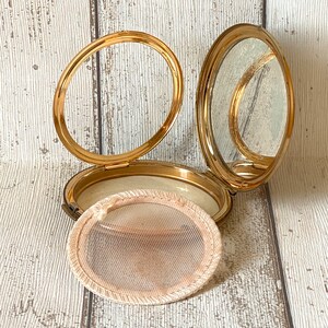 Vintage 1960s Stratton Tiger Lily Flower Enamel Convertible Powder ...