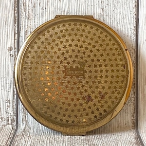 Vintage 1960s Stratton Tiger Lily Flower Enamel Convertible Powder ...