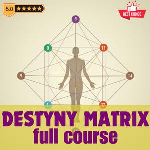 Destiny Matrix-kurs | Lerne, deinen Lebenszweck & deine Energie zu berechnen | Göttliche Blaupausen-Lesung
