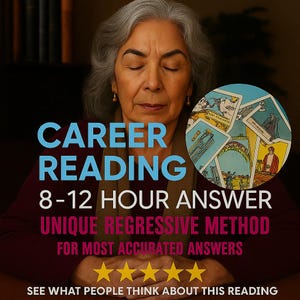 SAME DAY career reading, money reading, intuitive reading, medium reading, job reading, psychic career, career psychic, career guidance,