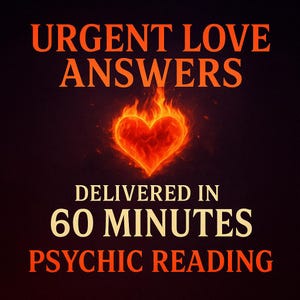 Leitura psíquica urgente do amor • MESMA HORA • Sem ferramentas • Conexão profunda, precisa, cega, leituras psíquicas imediatas exatas, tarô do amor