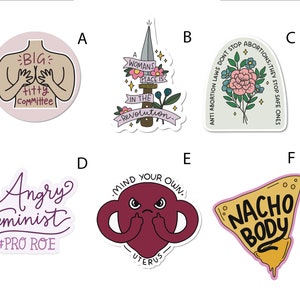 Vrouwenrechten stickers