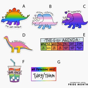 Gay Pride Stickers