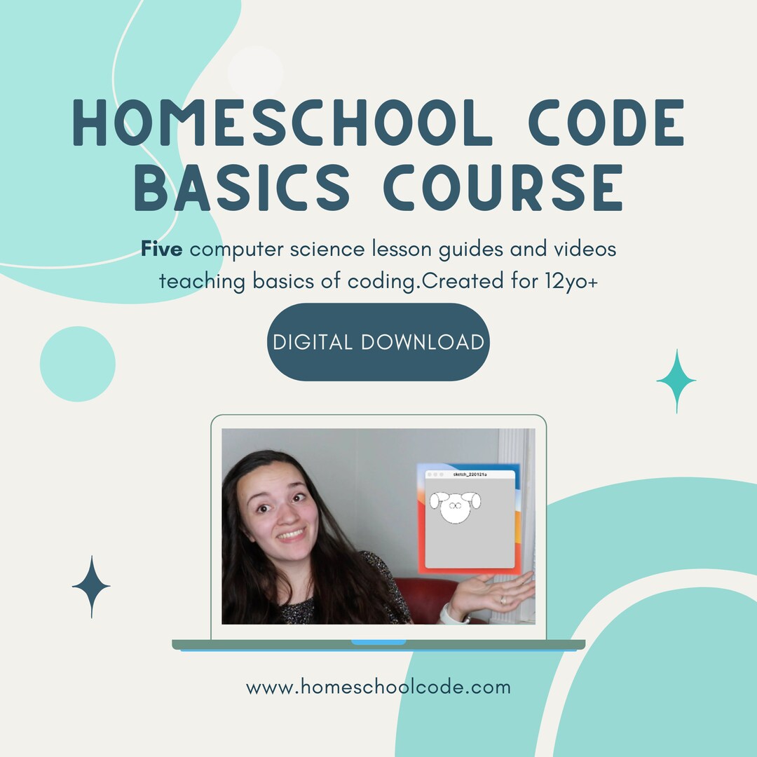 Homeschool Code Basics Course Computer Science Curriculum - Etsy