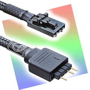 Corsair RGB Fan Hub to Standard ARGB 3-pin 5V Adapter (Male/Female)