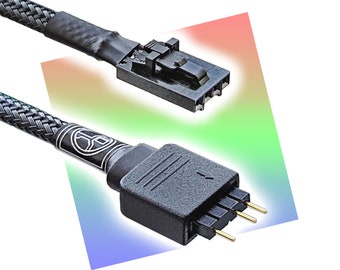 Adaptador Corsair RGB Fan Hub para ARGB padrão de 3 pinos e 5 V (macho/fêmea)