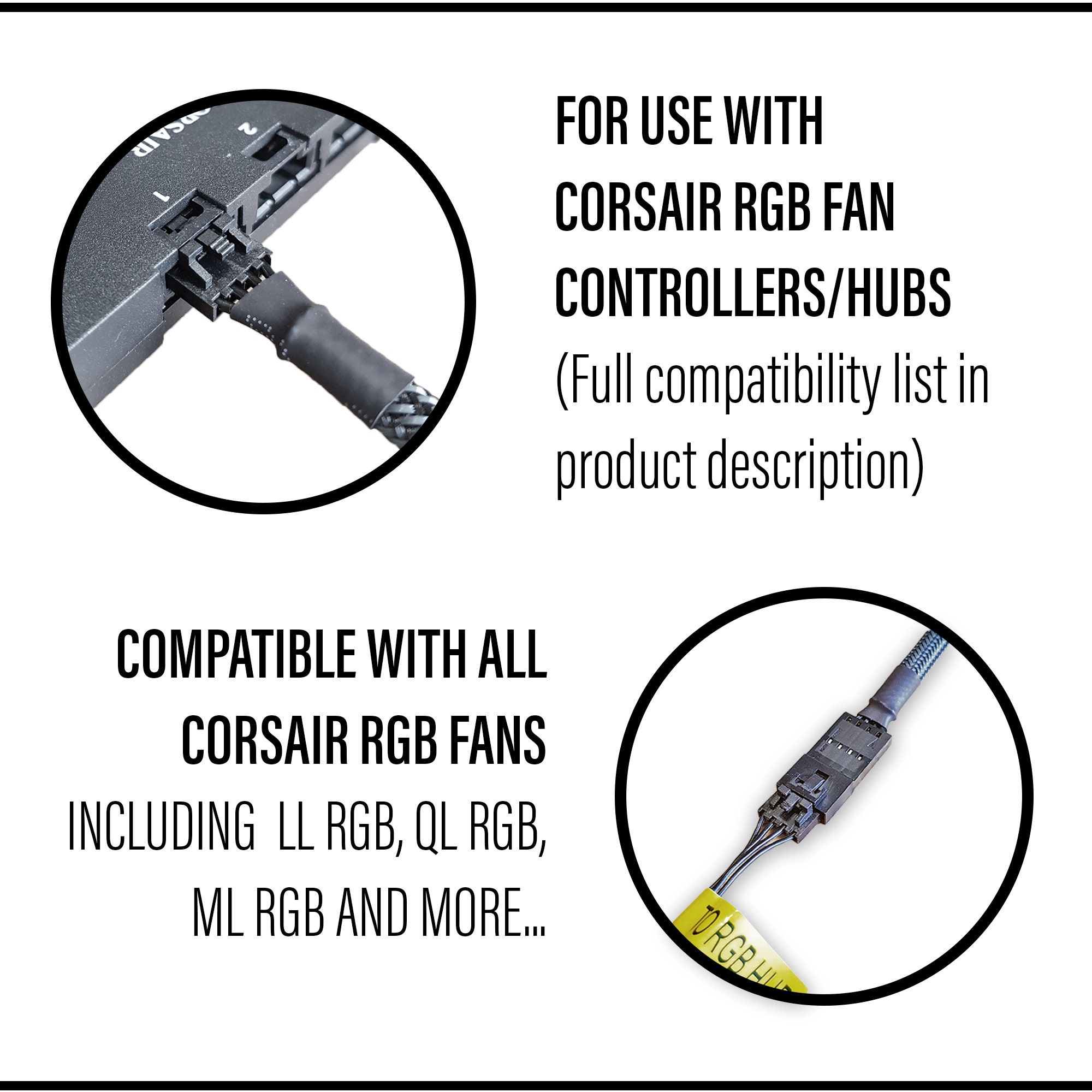 Corsair RGB Fan Hub Splitter Adapter 