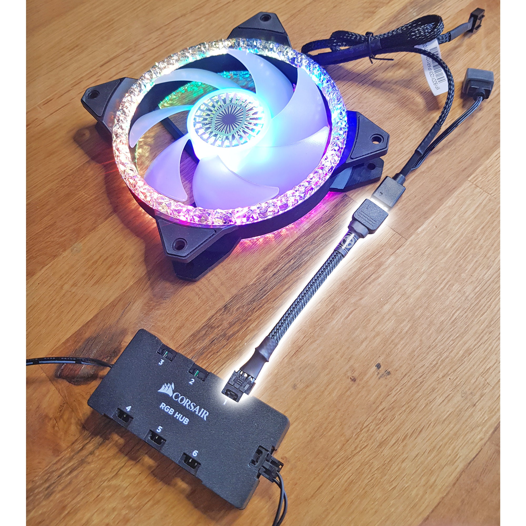 Corsair RGB Fan to Standard ARGB 3-pin 5V Adapter - Etsy