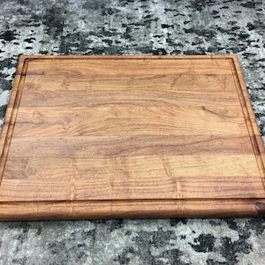 Personalized, hardwood Mesquite cutting board, butcher block