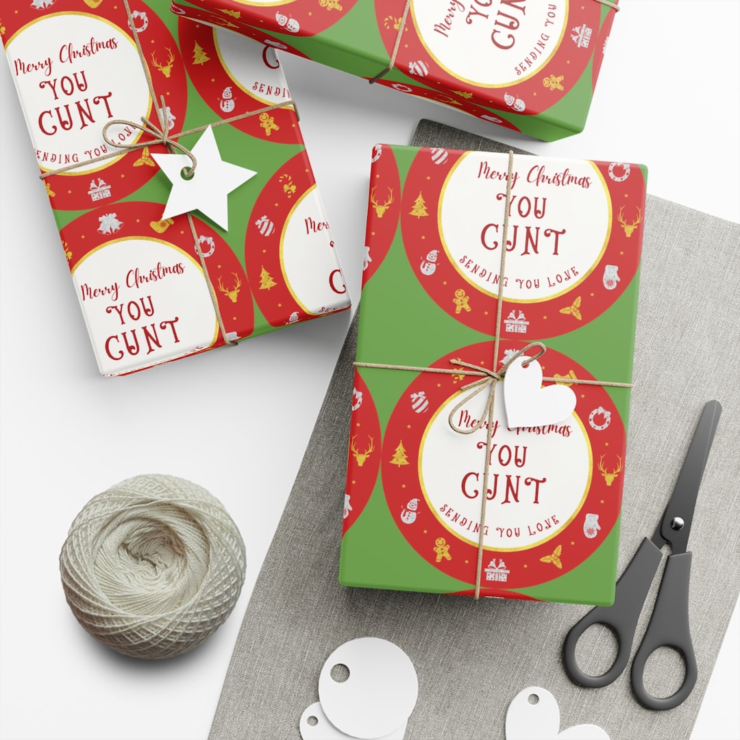 Offensive Christmas Wrapping Paper 
