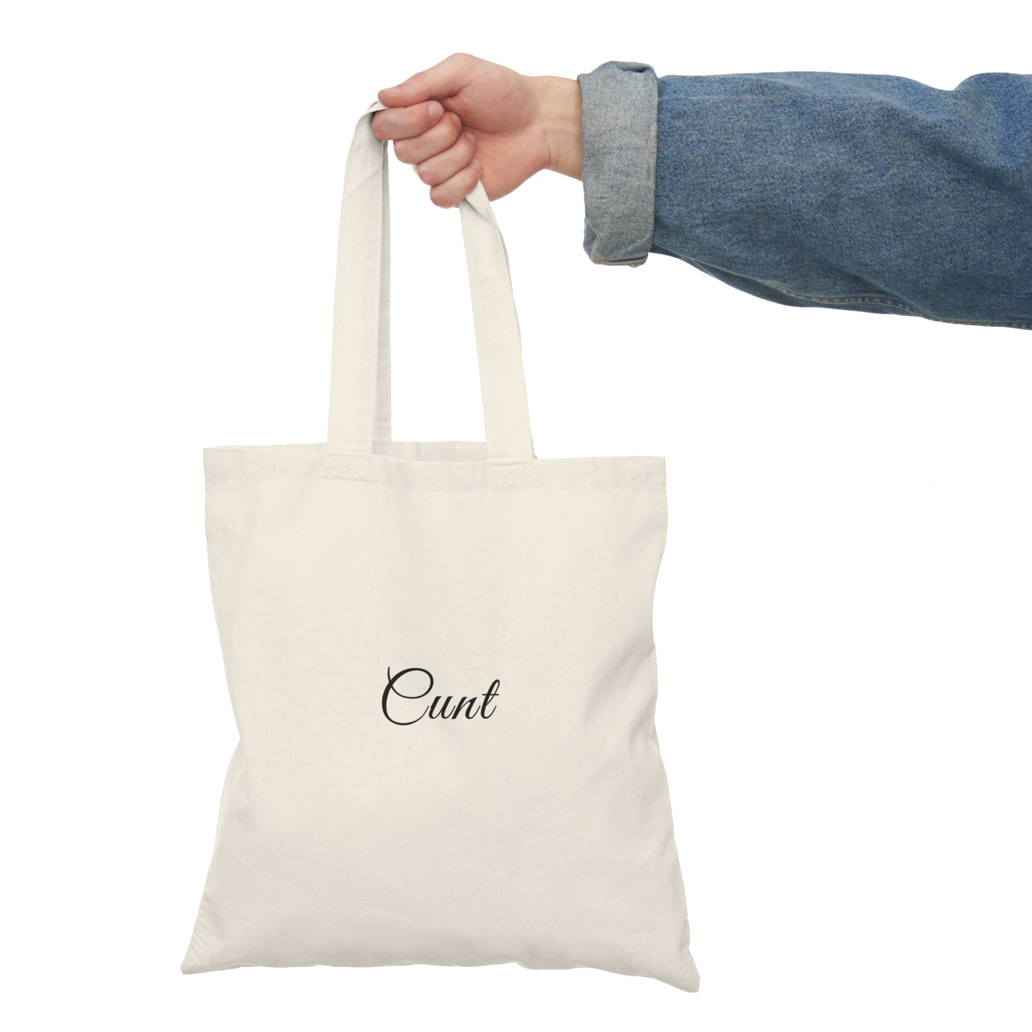 Cunt Bag, Natural Tote Bag, Dark Humor Gift, Cunt Tote Bag, Cunt Gift ...