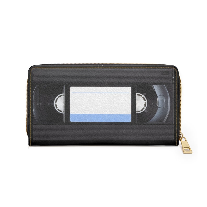 Retro VHS Tape Wallet, VHS Retro Purse, Retro Purse, Zipper Wallet