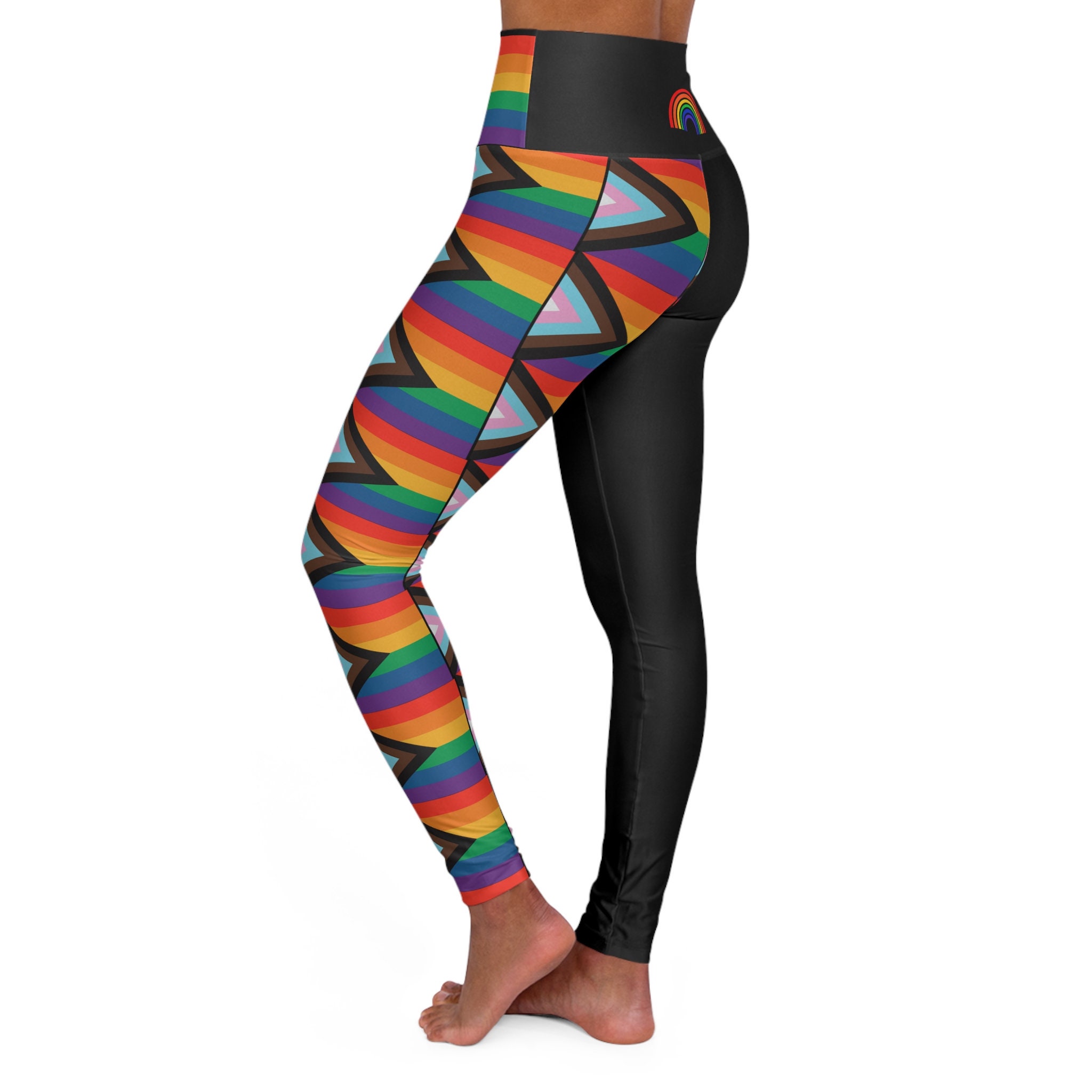 Pride Rainbow Running Gym Leggings