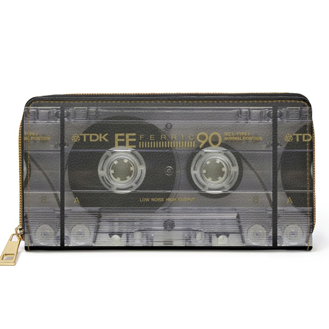 Mix Tape Wallet, Retro Tape Deck Wallet, Cassette Tape Wallet, Retro