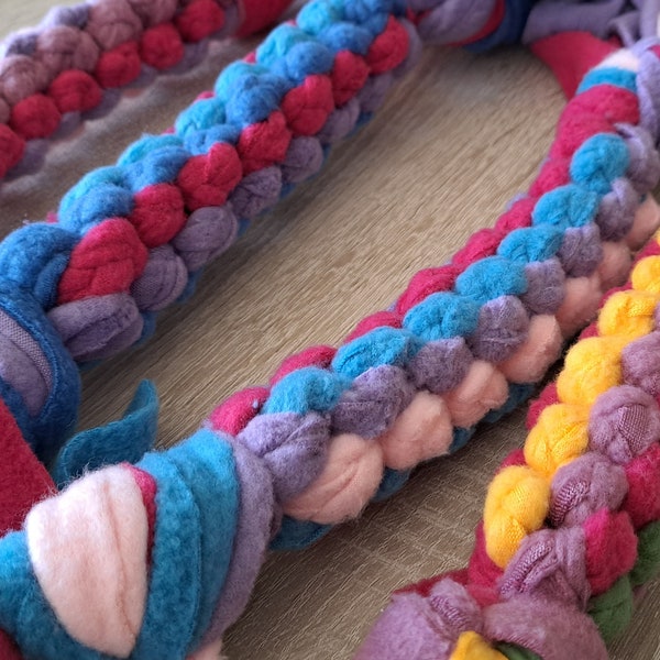 Fleece Dog Toys Etsy