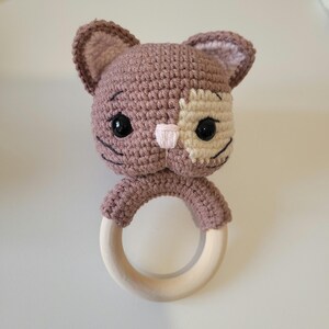 Handmade Crochet Newborn Reindeer Rattle & Booties Gift Set – Baby Shower Gift