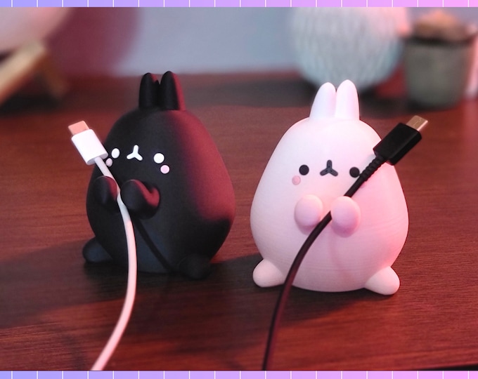Bunny Cable Holder | 3D Print | Holoprops