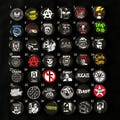 Punk Heavy Metal pinback button pins, Band Pins, Music Pins, DIY Pins 25mm product logo