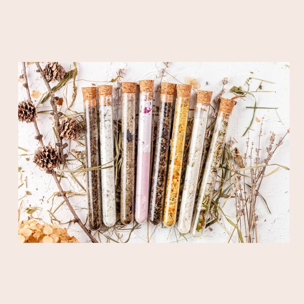 Pink Glass Salts Etsy