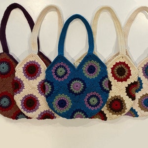 Custom Crochet Shoulder Bags