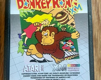 Jeu Vidéo Donkey Kong Junior Pour Atari 7800 (et Game Boy Advance) - état Correct, Jeu D'occasion Rétro