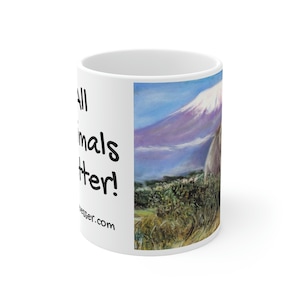 Elephant - All Animals Matter Mug US Supplier