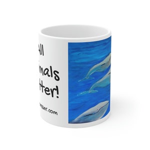 Blue Whales - All Animals Matter Mug US Supplier