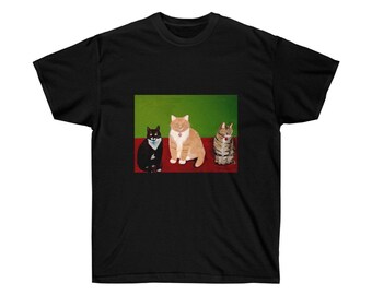 Cats Connect with our Souls on a Higher Level Jeanne Buesser original art T-Shirt