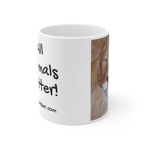 Lion - All Animals Matter Mug US Supplier