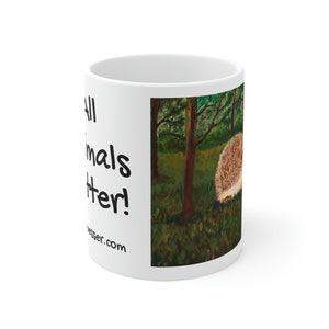 Hedge Hog - All Animals Matter Mug US Supplier