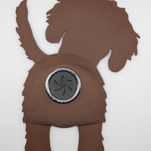 CockaPoo Butt Towel Holder